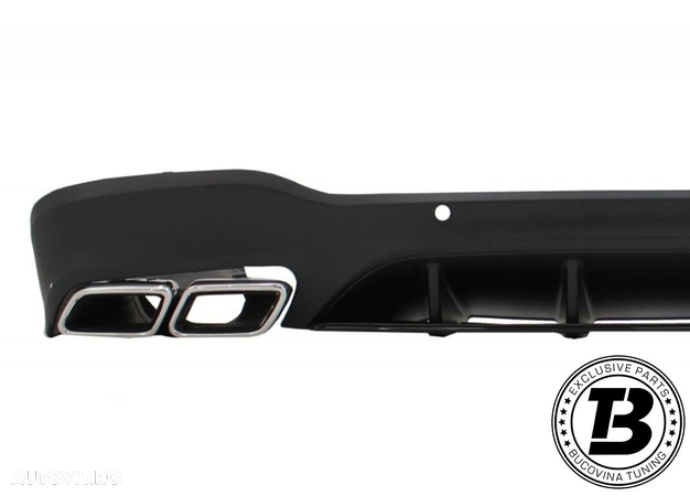 Difuzor Bara Spate cu Ornamente compatibil cu Mercedes GLC X253 GLC63 Design - 4