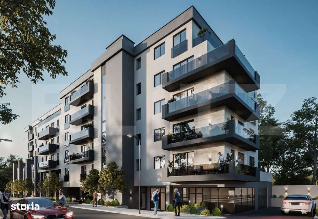 Apartament 1 Camera, 37 mp, Semifinisat, Zona Iulius Mall - Imagine principală: 4/4