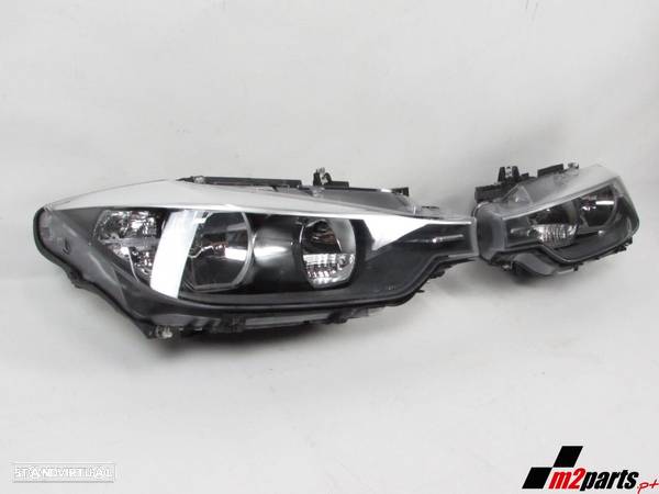 Conjunto de faróis Normais 1ª Fase Seminovo BMW 3 (F30, F80)/BMW 3 Touring (F31) - 2