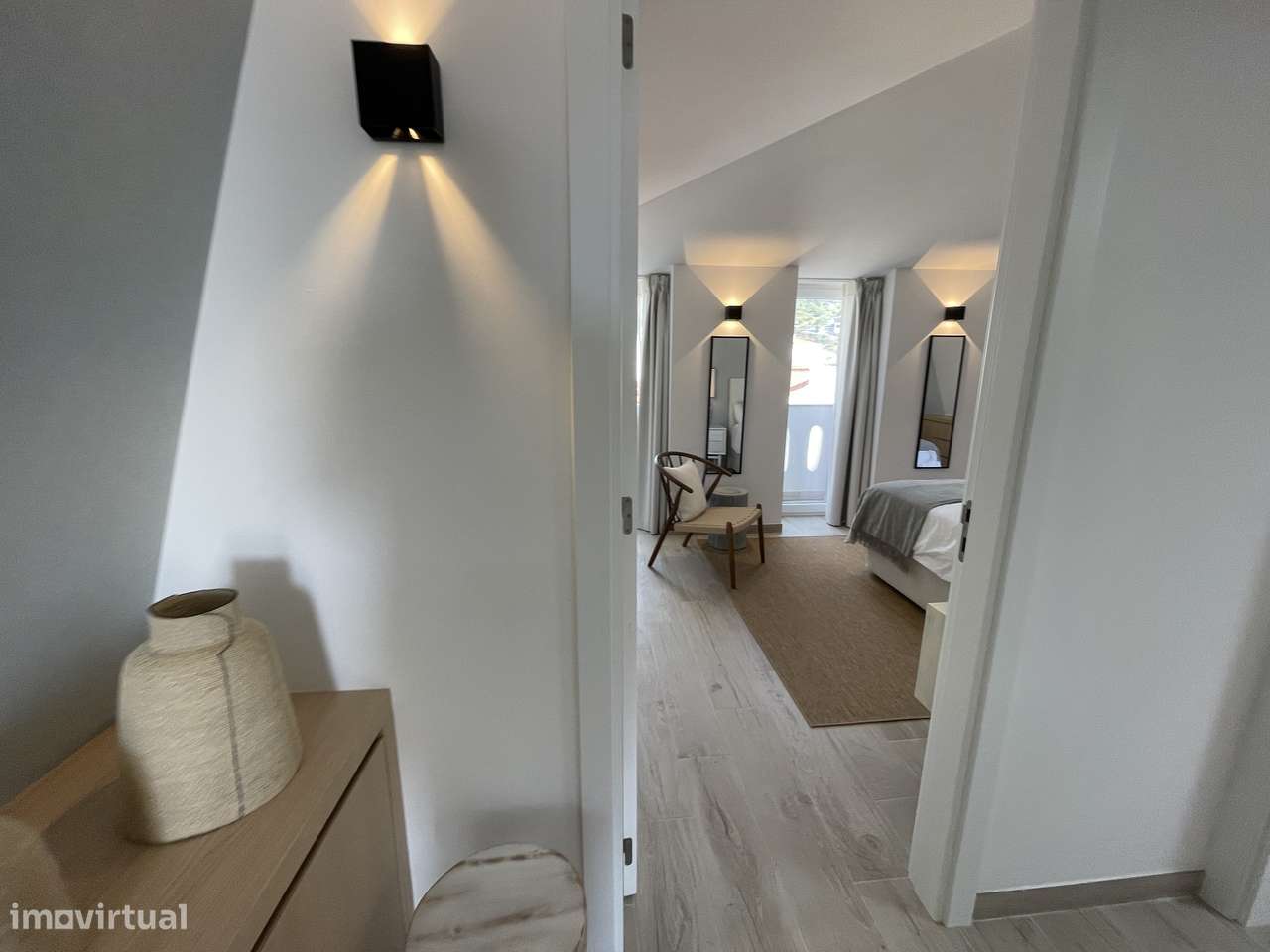 Apartamento T2 novo terraço vista mar perto da praia Sesimbra-13