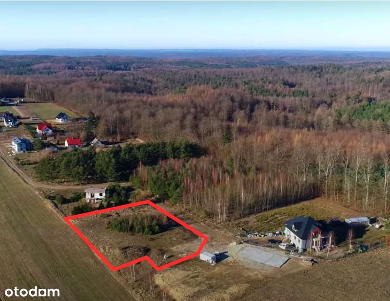 Piękna działka przy lesie, MPZP - Sopieszno