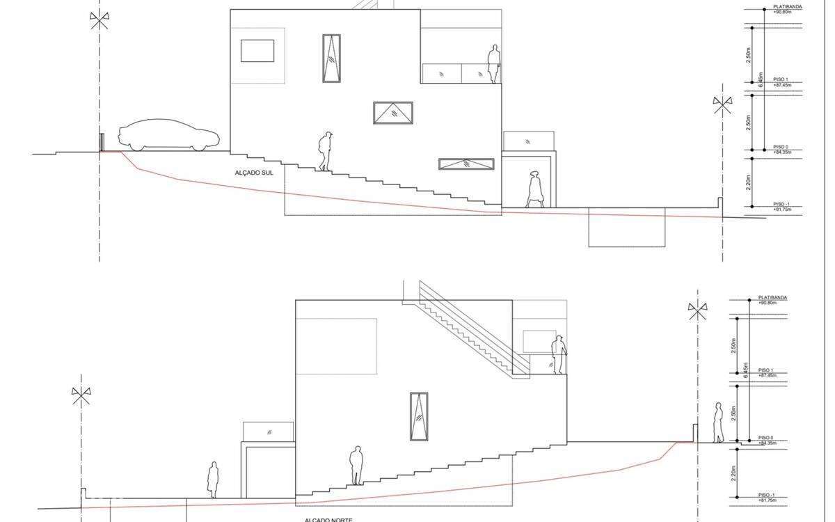 Lote com projecto aprovado para moradia unifamilar - Grande imagem: 4/16