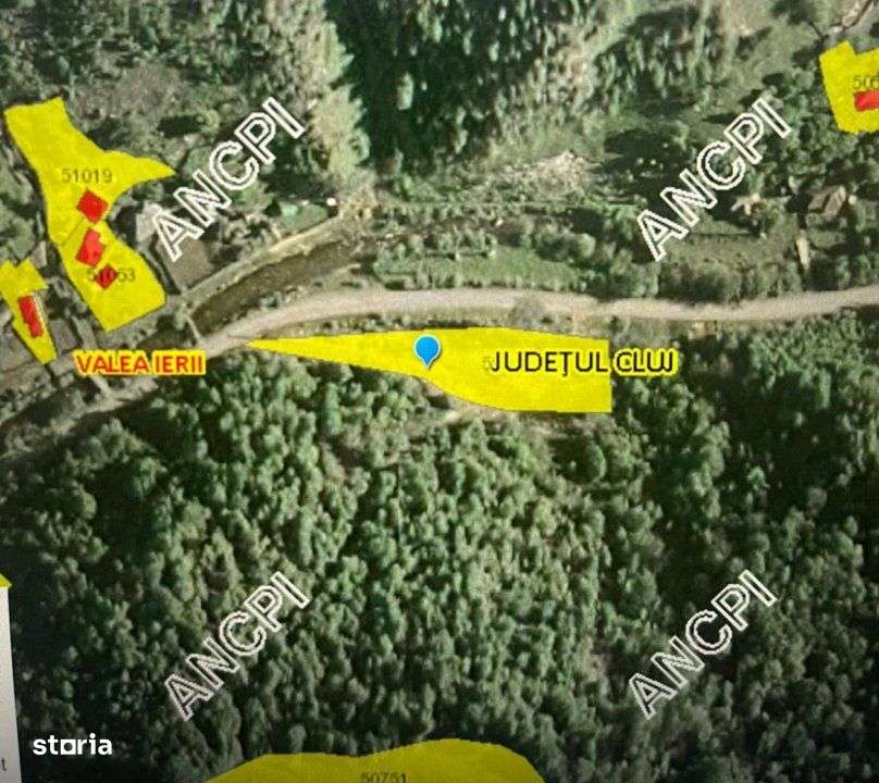Teren pentru constructie in Valea Ierii cu front la dum asfaltat si ut - Imagine principală: 3/4
