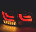 FAROLINS TRASEIROS LED LIGHTBAR PARA VOLKSWAGEN VW GOLF 6 MK VI 08-12 VERMELHO ESCURECIDO - 2