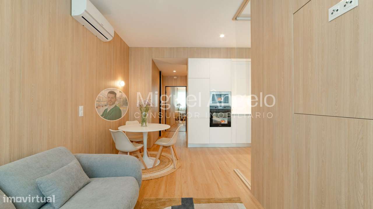 Apartamento T0 totalmente novo e mobiliado com lugar de garagem, Porto-5