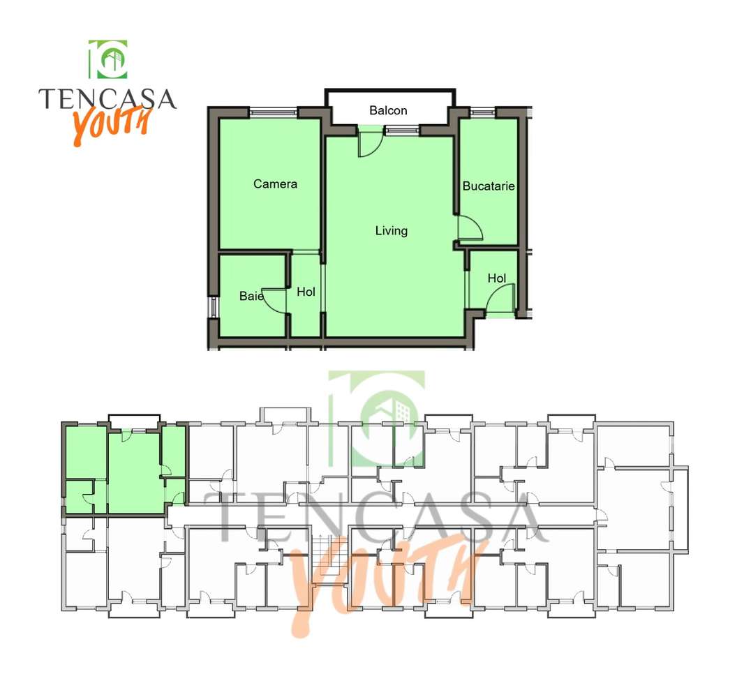 Apartament 2 camere NOU, confort 1.-6