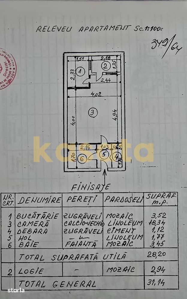 Garsonieră | Favorit | Etaj Intermediar| Metrou 2 min-11