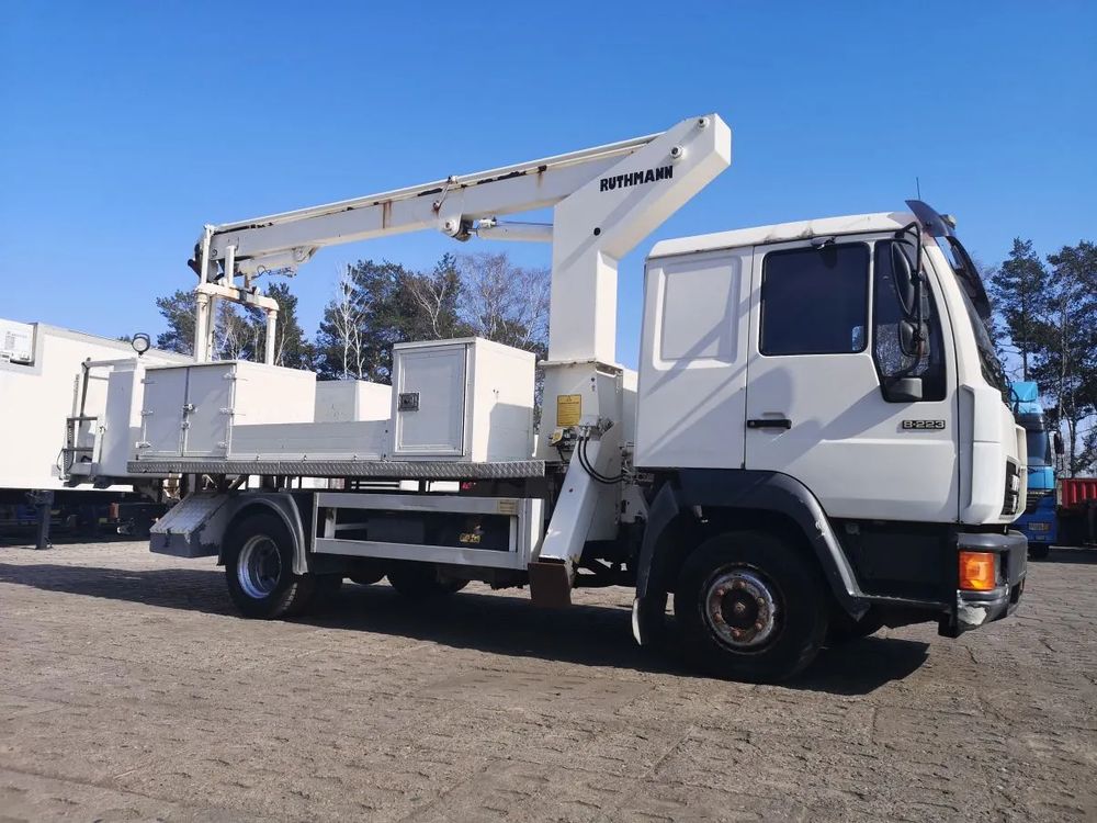 Man 8.223 podnośnik koszowy ruthmann k115 1995