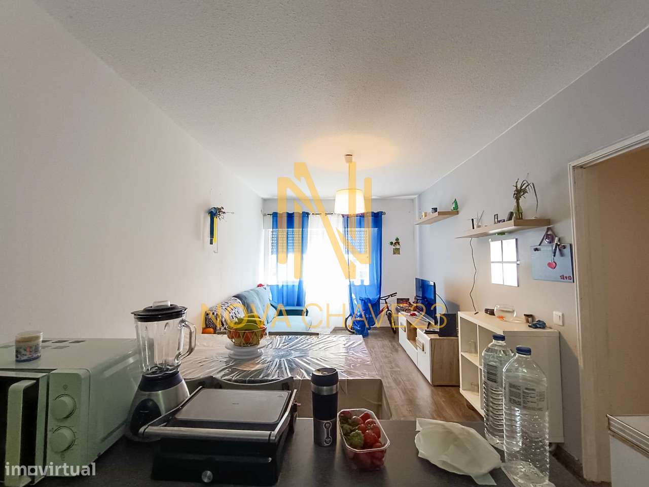 Apartamento T1 na Rinchoa | Cozinha e Sala em Open Space-6