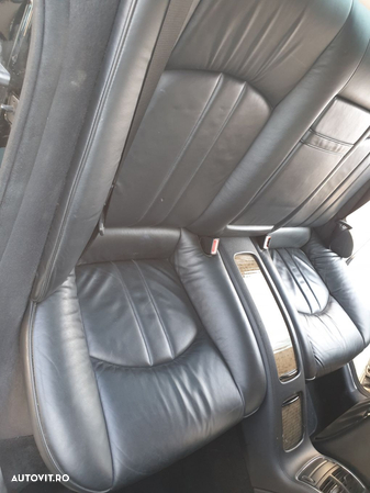 Interior Scaune Fata Stanga Dreapta cu Bancheta Piele Neagra cu Incalzire Mercedes CLS C219 W219 Facelift 2004 - 2010 [C0199] - 9