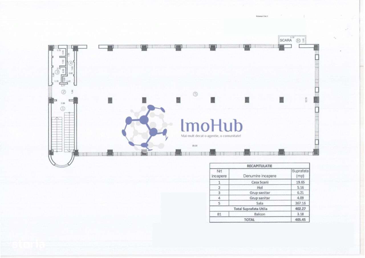 Clădire comercială 1.640 mp, teren 1.175 mp – zona Dacia, Iași - Imagine principală: 5/7