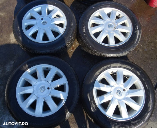 Jante aliaj Renault Megane 3 din 2010 cu cauciuc 205/60 R16 - 1