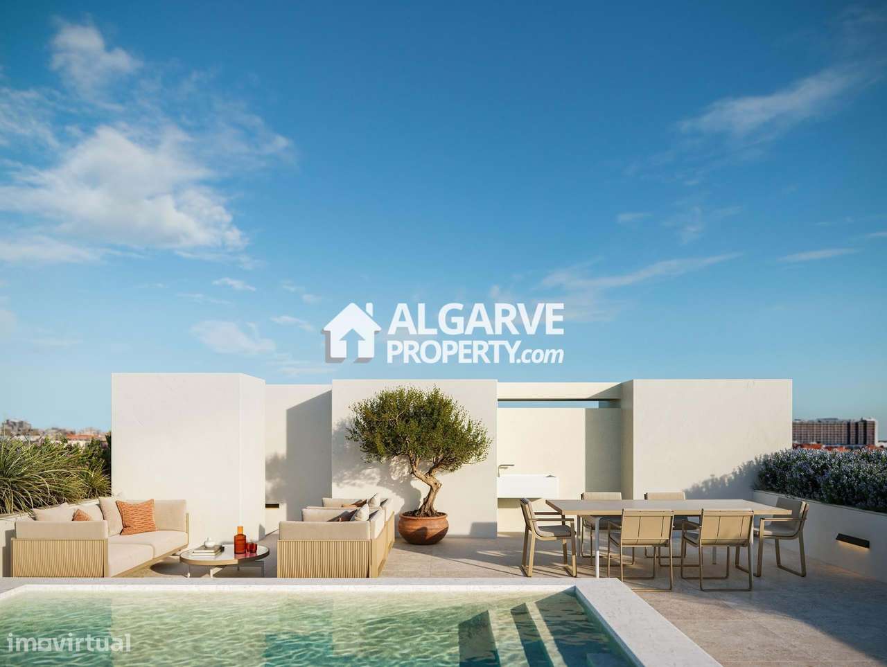 Duplex T4 De Luxo Com Piscina No Terraco No Centro De Vilamoura Bota