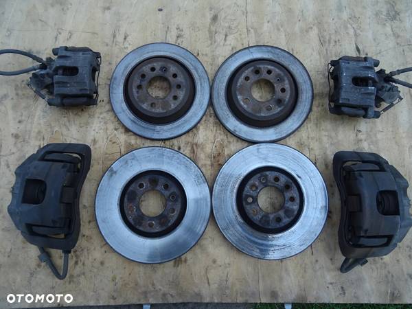 Hamulce swap Opel Vectra C Signum przód 314 mm tył wentylowane 292 mm zaciski jarzma tarcze - 5