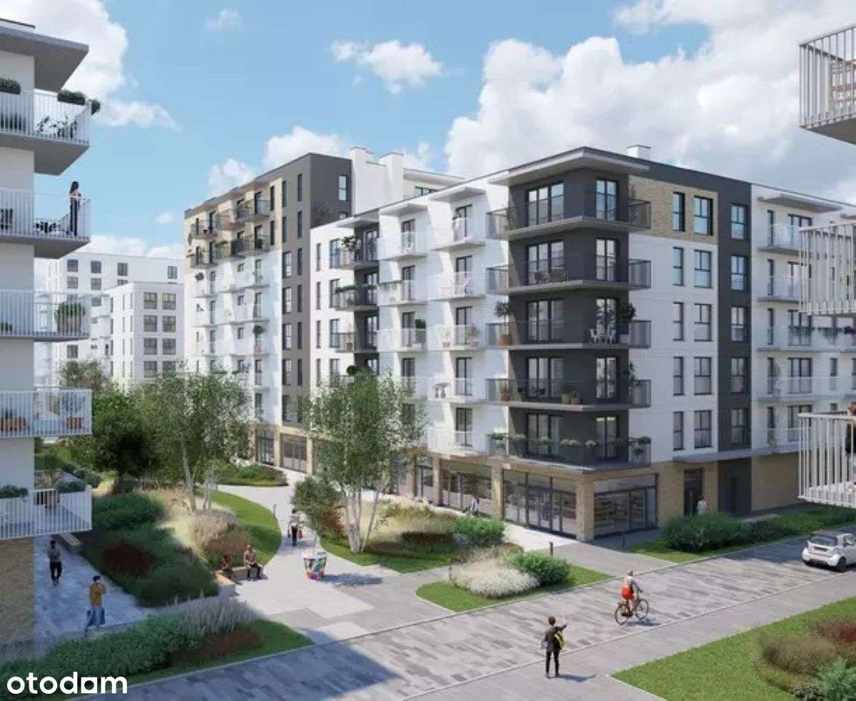 3 pokoje, 8.piętro z miejscem w hali i boksem rowerowym w cenie-0