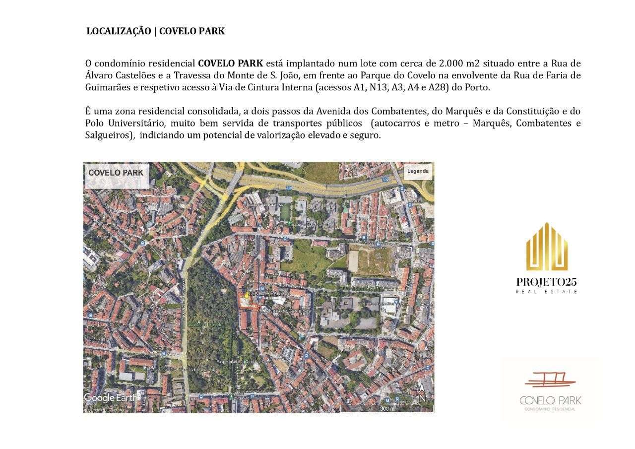 Apartamento T1 Novo em Condomínio Fechado Junto ao Parque do Covelo.-11