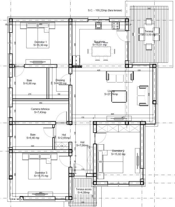 Casa 4 Camere 120mp | TVA inclus - 0 Comision | teren 500mp | Balotest - Imagine principală: 3/15