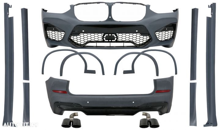 Pachet Exterior Complet compatibil cu BMW X3 G01 (2017-up) X3M Design - 1