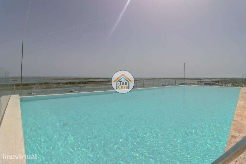 Apartamento T1 de Luxo no Del Mar com Piscina e Vista Mar – Olhão - Grande imagem: 4/21