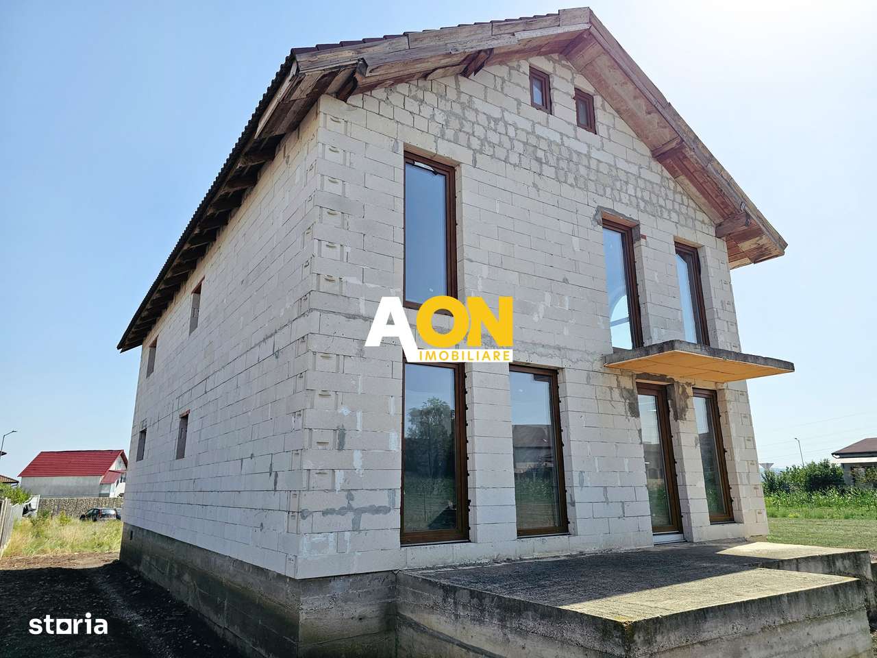 Casa la rosu, 4 camere, 301 mp teren, P+1, zona Alba-Micesti - Imagine principală: 3/20