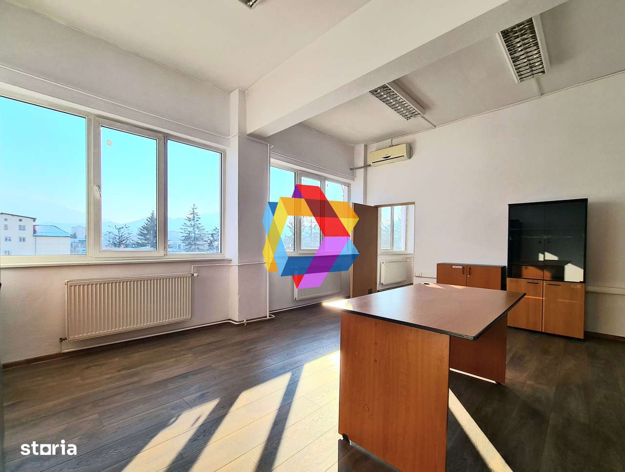 Spatiu birouri de închiriat Brasov - 80 mp # plus-imo.ro - Imagine principală: 3/6