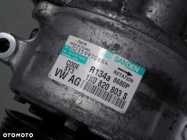 VW TOURAN LIFT 1.9 TDI // kompresor sprężarka klimatyzacji 1K0820803S - 5