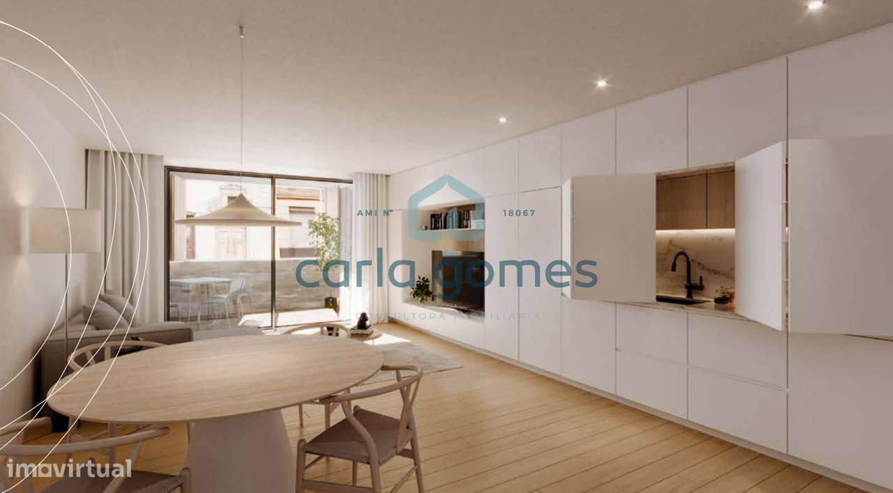 Apartamento T3 NOVO C/ Terraço e Garagem no Carvalhido | Porto-2