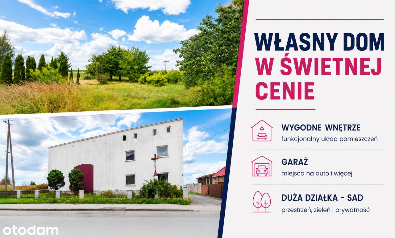 Własny dom w świetnej cenie.