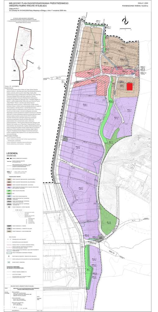 Działka budowlana w Elblągu przy ul. Rzepakowej - Pełny obrazek: 4/4