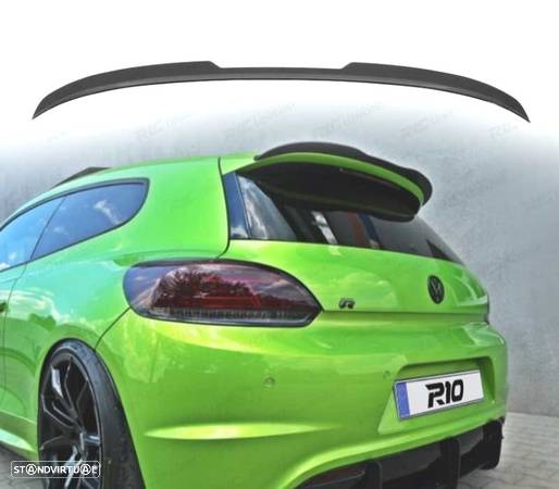 ALERON SPOILER PARA VOLKSWAGEN VW SCIROCCO R 09-14 PRETO BRILHANTE - 1