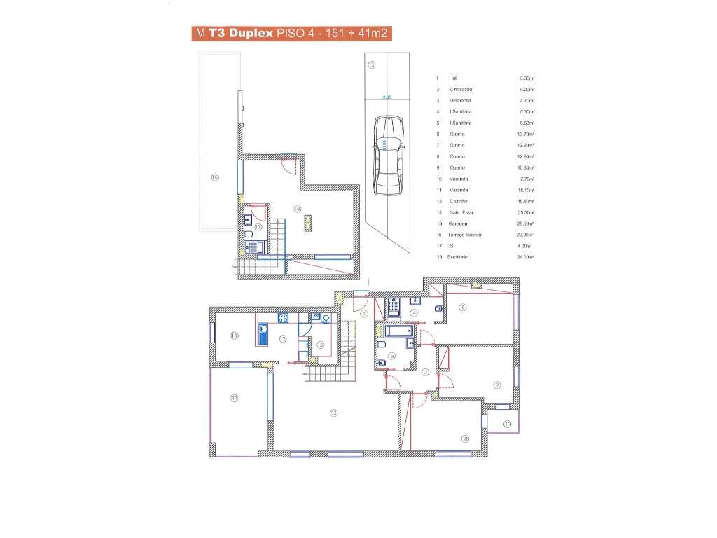 Apartamento T3 + 1 (Duplex) - Grande imagem: 4/4