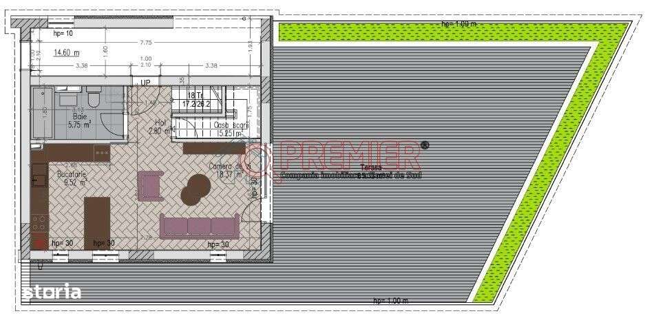 Timpuri Noi - Duplex cu terasa - 10 min Metrou - Imagine principală: 4/8