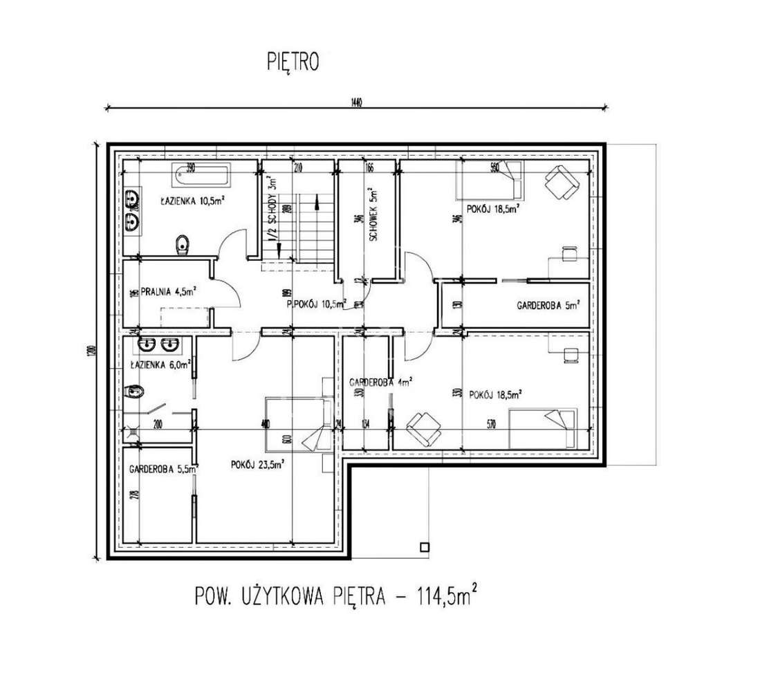 Eko Dom, 5 pokoi, ogród, Toruń/Stawki.-14