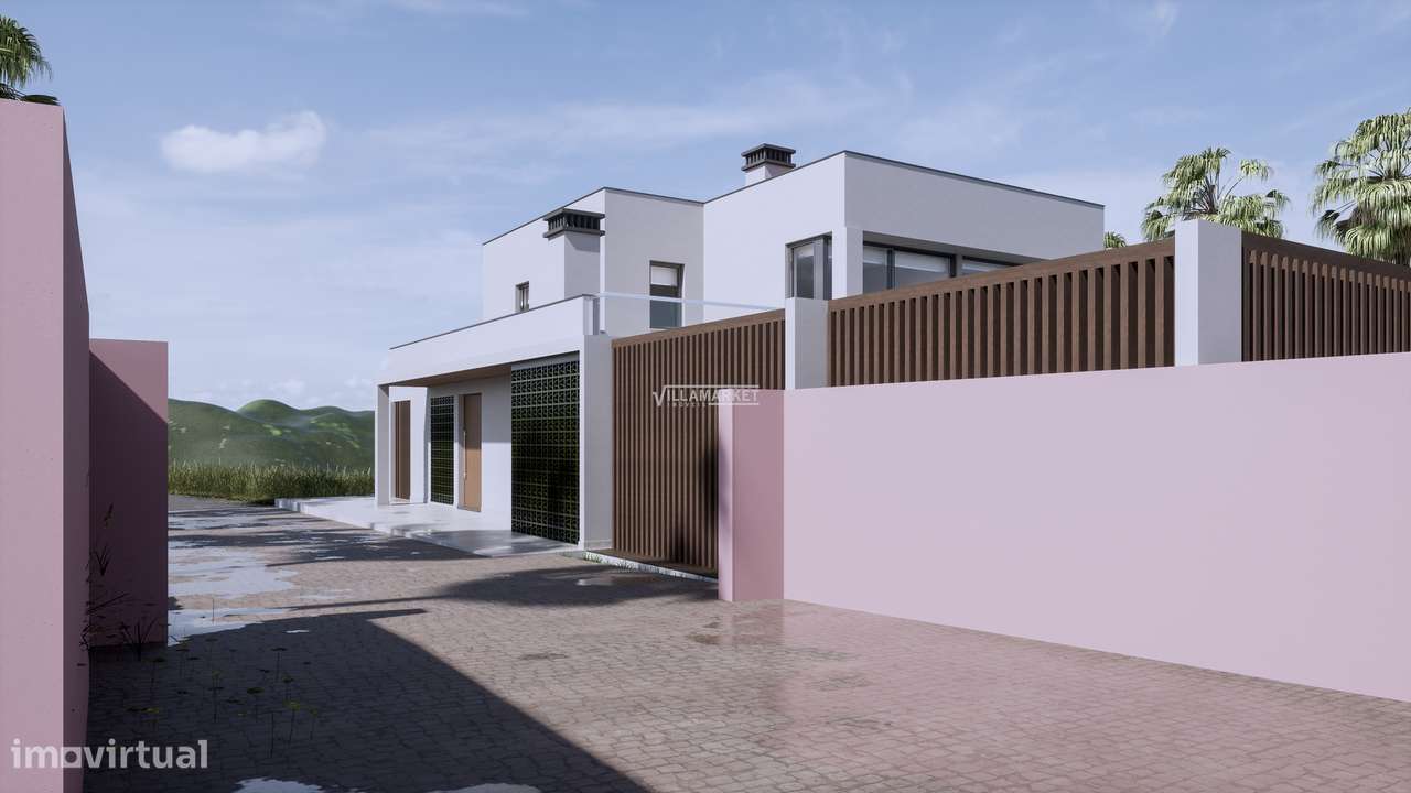 LUXUOSA VILLA V4  DE ARQUITETURA MODERNA COM PISCINA SITUADA NA ZONA D-20