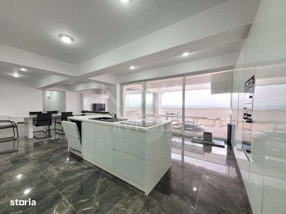 PENTHOUSE DE LUX CU TERASĂ PANORAMICĂ ȘI PRIVELIȘTE SPRE MUNȚII F - Imagine principală: 5/17