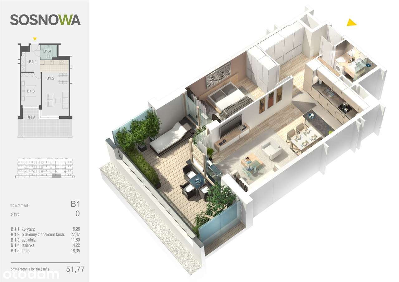 Sosnowa - nowoczesne mieszkania w Ełku - Pełny obrazek: 2/7