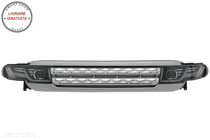 Faruri LED cu Semnal Dinamic si Grila Centrala compatibile cu Toyota FJ Cruiser XJ- livrare gratuita - 1