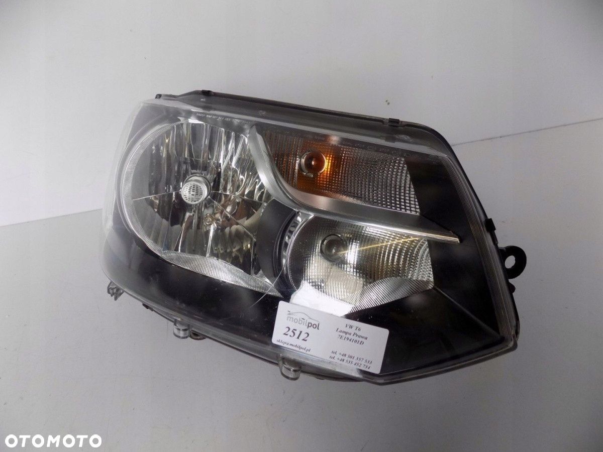 VW TRANSPORTER T5 LCI Lampa H7 Prawa - 2512 - 2