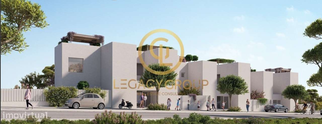 Moradias T2 de Luxo com Piscina e Jardim Privados no Coração de Alm...-28