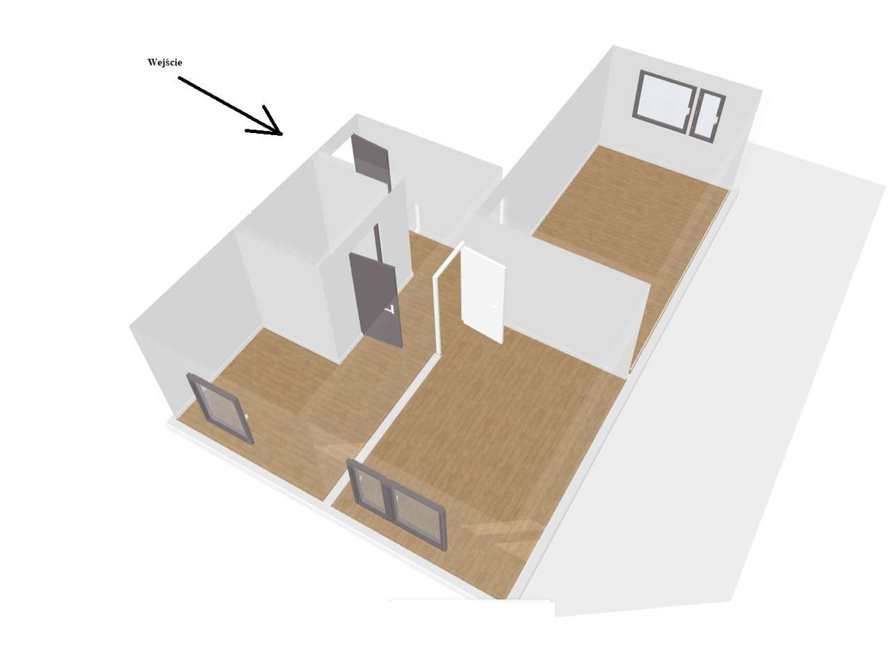 2-pokojowe mieszkanie na parterze w Malborku, ul. Sikorskiego-15