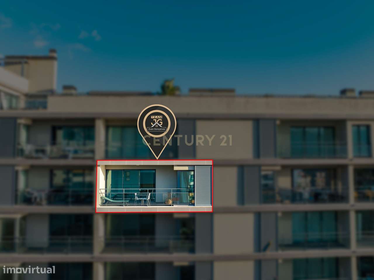 Apartamento T2 Mobilado nos Piornais com Piscina,  Ginásio, Varanda e - Grande imagem: 5/23