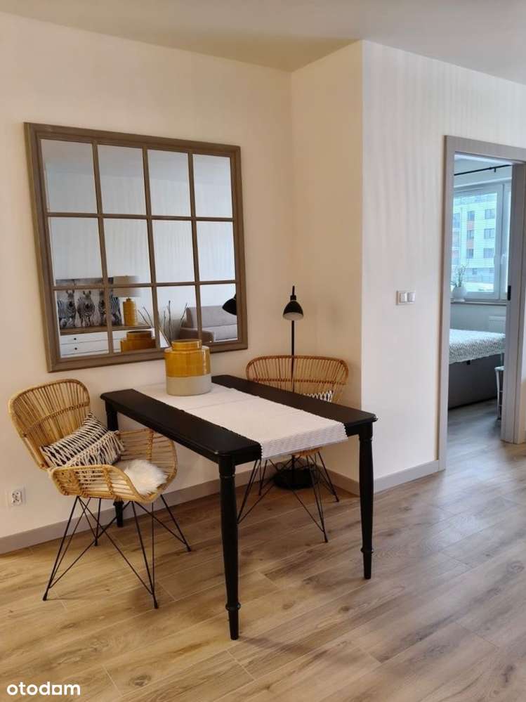 Nowoczesne, wyposażone mieszkanie 44 m² z 2 miejscami parkingowymi