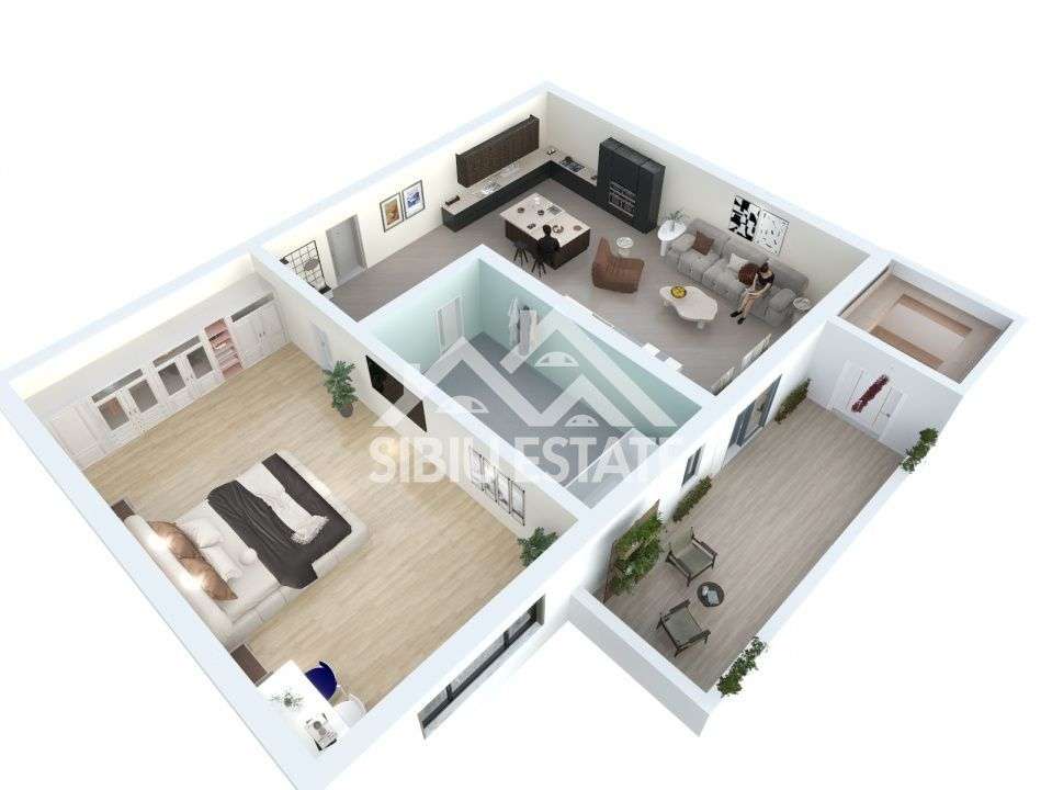 Apartament 2 camere, 39,60 mp – Zona Lacul lui Binder - Imagine principală: 5/6