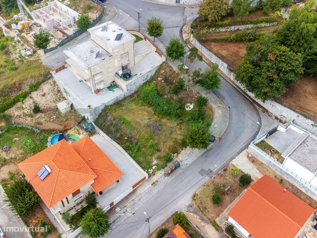 Lote de terreno com 600m2 em Tagilde concelho de Vizela - Grande imagem: 5/8