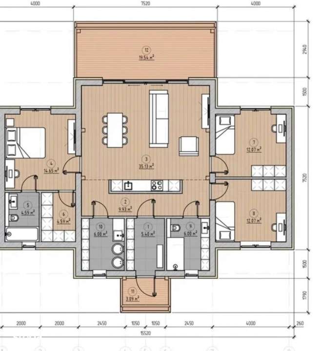 Casa de vanzare Daia Noua Sibiu la stadiul de proiect-6