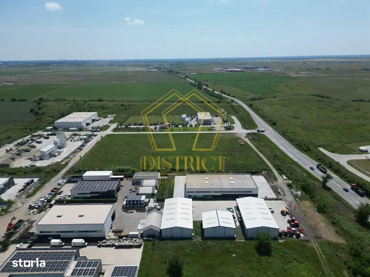 Teren cu AC pentru constructie hala industriala | Aradului - Imagine principală: 5/5