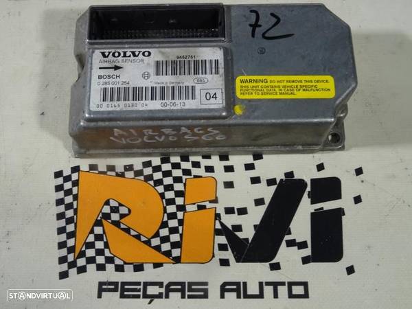 Centralina De Airbags Volvo S60 I (384)  0285001254 / 000165013004 / 0 - 1