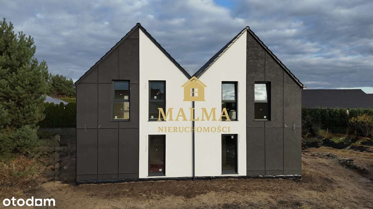 Nowoczesny dom w zabudowie bliźniaczej | 104m² | Łężyca | Zielona Góra - Pełny obrazek: 2/15