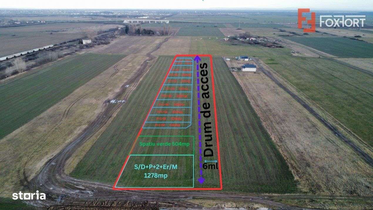 Teren intravilan 7.146mp cu PUZ in lucru - Ideal pentru Investitii - Imagine principală: 2/5