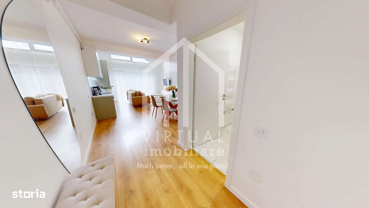 Penthouse 2 camere, 2 bai - mobilat si utilat modern - Imagine principală: 5/13